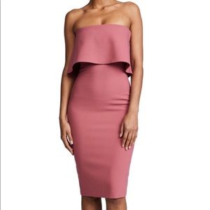 LIKELY Driggs Mauve Tiered Strapless Dress